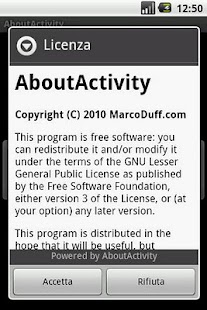Free About Activity APK for Android