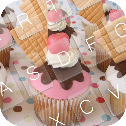 Cute Cupcakes Keyboard Theme 個人化 App LOGO-APP開箱王