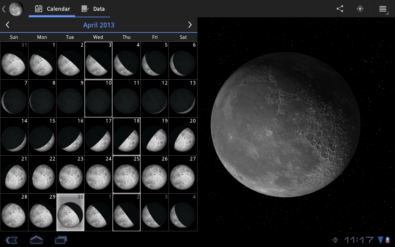 Moon Phase Pro - screenshot