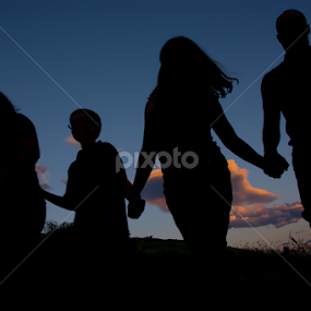 Hand In Hand  by RaeLynn Petrovich - People Family