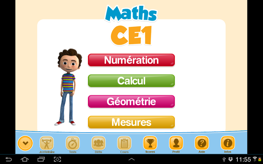ExoNathan Maths CE1 Screen 1