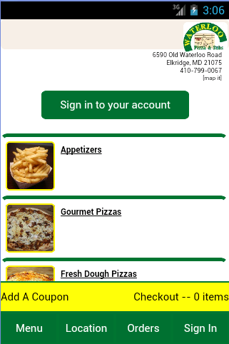 【免費生活App】Waterloo Pizza & Subs-APP點子