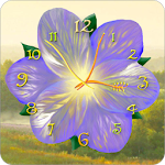 Flower Clock Live Wallpaper Apk