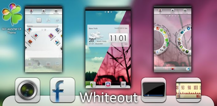 Whiteout GO LauncherEX Theme,download,apk,free,android