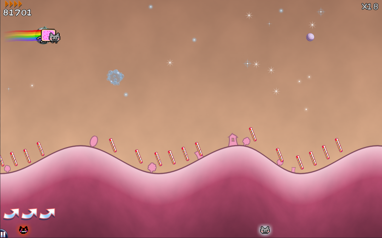   Nyan Cat: Lost In Space- screenshot  