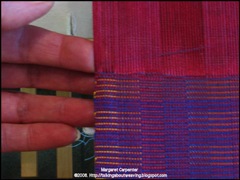 snuggling the weft end to the selvedge2
