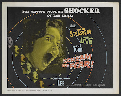 Scream of Fear (aka Taste of Fear) (1961, UK) movie poster