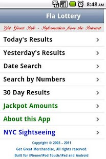 Free Florida Lottery Results APK