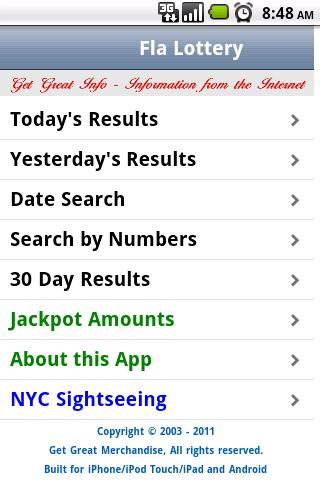 Florida Lottery Results By Get Great Info Latest Version For Android Download Apk