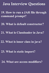 Free 45 Java Interview Questions APK