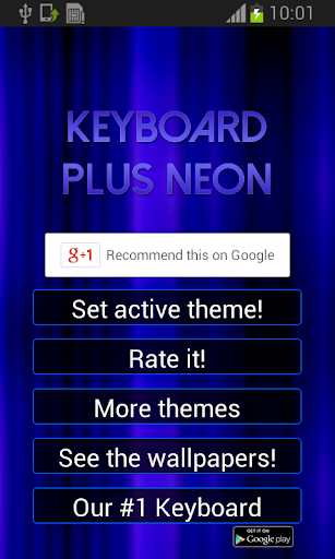 Keyboard Plus Neon