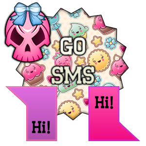 GO SMS - Glam Skullz 5.apk 1.1