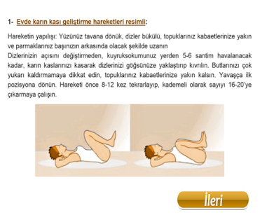 Free Evde Göbek Eritme Egzersizleri APK for PC