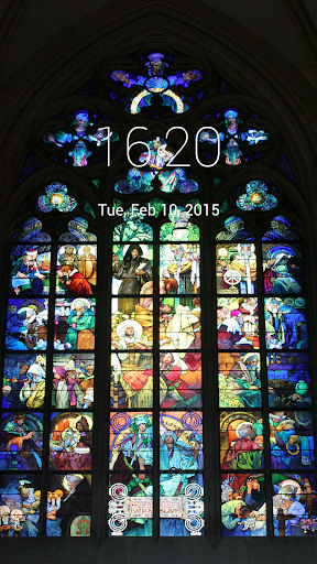 Church Window Paint LockScreen