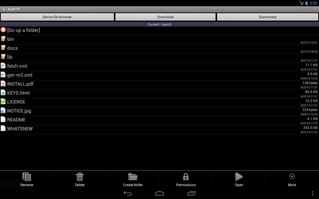 AndFTP Android