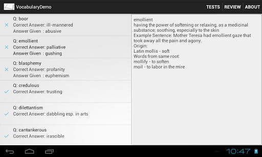 【免費教育App】VocabularyDemo-APP點子