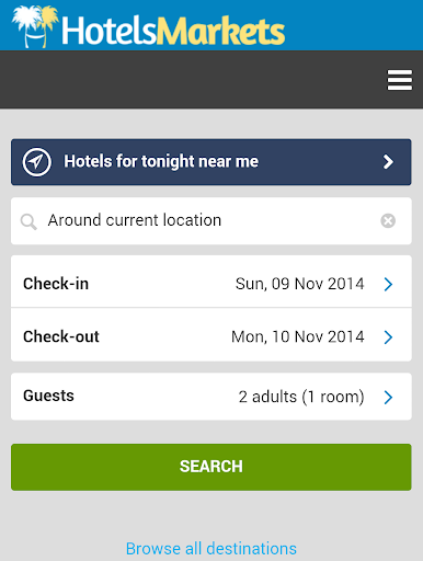 HotelsMarkets - Hotels Search.