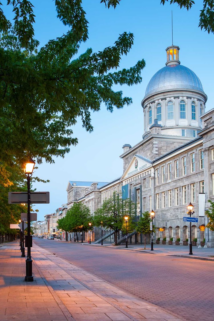 Bonsecours Market, at 350 rue Saint-Paul in Old Montreal, is a domed public market that served as Montreal's main public market for more than a century. 