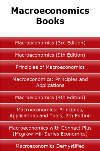 Macroeconomics Books