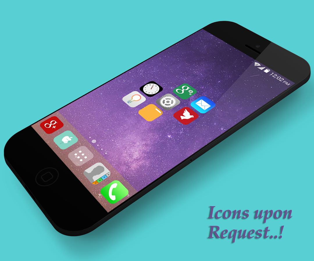 IOS 7 Nova Apex ADW Holo Theme - screenshot