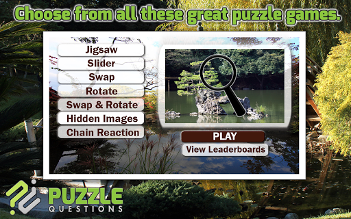 Japanese Garden Puzzle Games