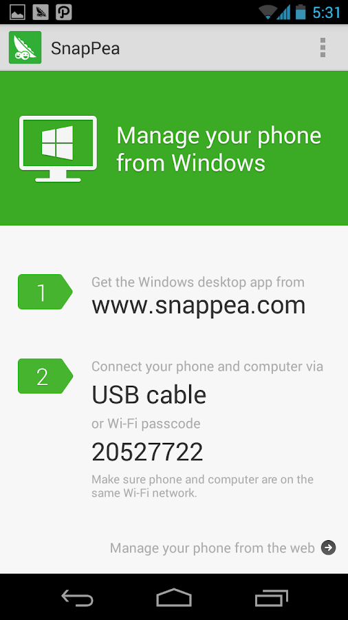 SnapPea - screenshot