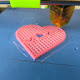 Pink 3D Printed Valentines Heart