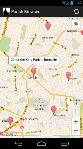 Christchurch Parish Browser