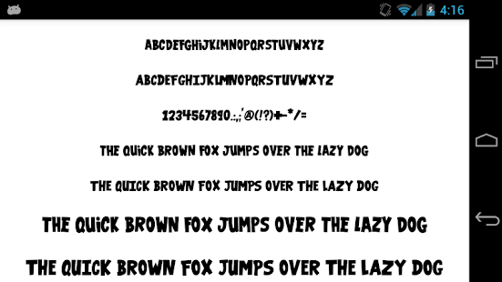 Fonts for FlipFont 50 Clean - náhled