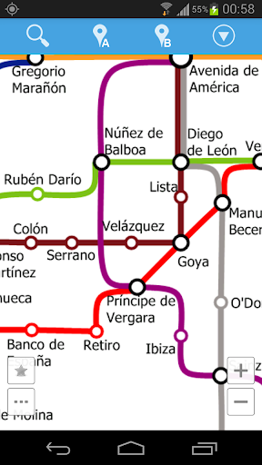 Madrid Metro Map