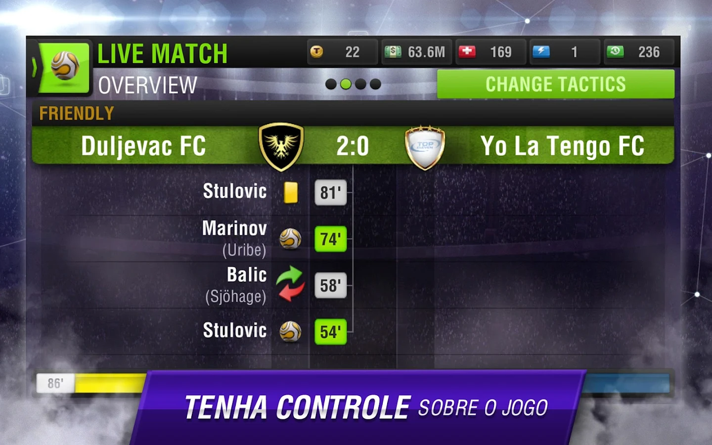 Top Eleven Manager de Futebol - screenshot