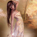 Pensive Woman Live Wallpaper logo