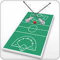 Women’s lacrosse clipboard logo