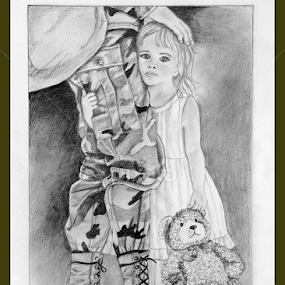 Goodbye to Daddy by Ingrid Anderson-Riley - Drawing All Drawing