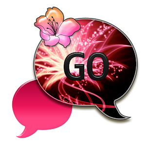 GO SMS THEME/GlowingFlower 1.1