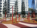 Red Playground at Marine Drive 