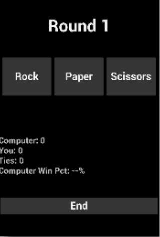 Rock Paper Scissors vs AI