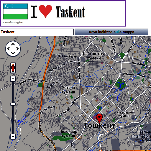 Taskent map