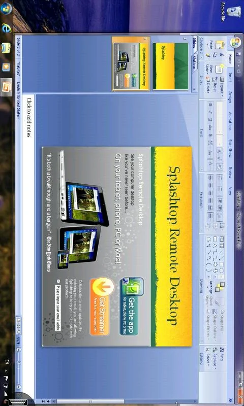 Splashtop Remote Desktop - screenshot