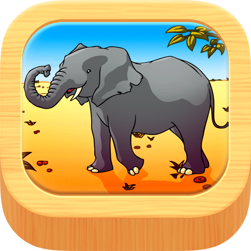 123 Wild Animals Kids Puzzle 教育 App LOGO-APP開箱王