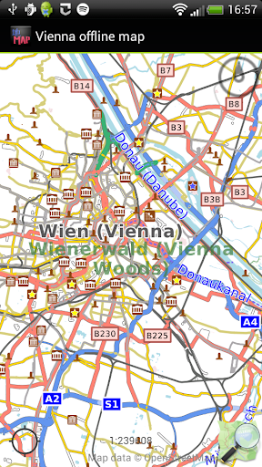 Vienna offline map