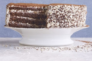 Chocolate tiramisu cake