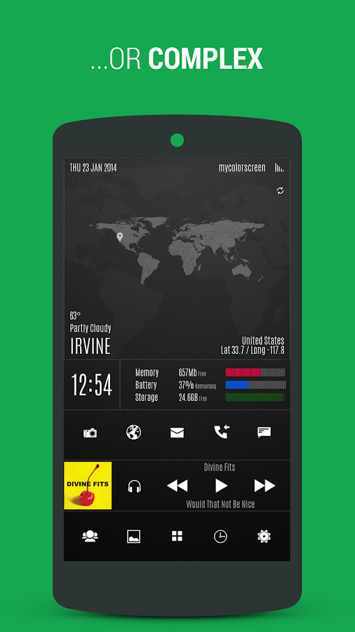Themer: Launcher, HD Wallpaper - screenshot