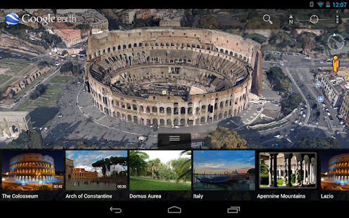 Google Earth - screenshot thumbnail