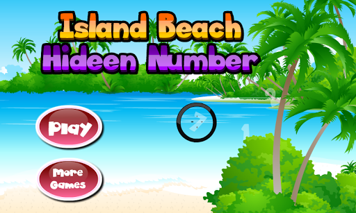 Beach Numbers- Hidden Object