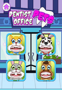 Animal Pets Dentist Office - Puppy Kitty Pet Game - náhled