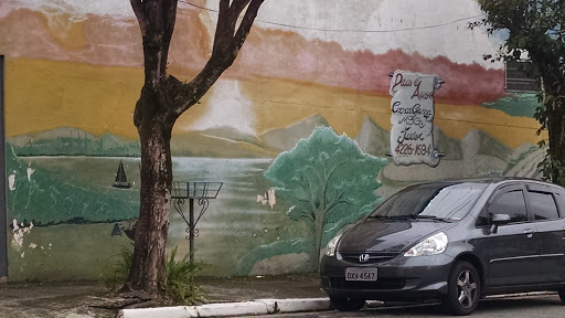 Graffiti Mural Da Paisagem Natural