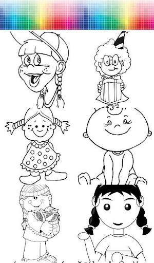 Girl- Coloring Page