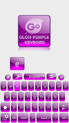 免費下載個人化APP|Gloss Keyboard Purple Theme app開箱文|APP開箱王