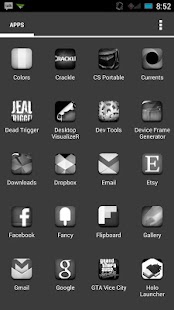 download Sketchy B&W Apex Nova ADW Holo free